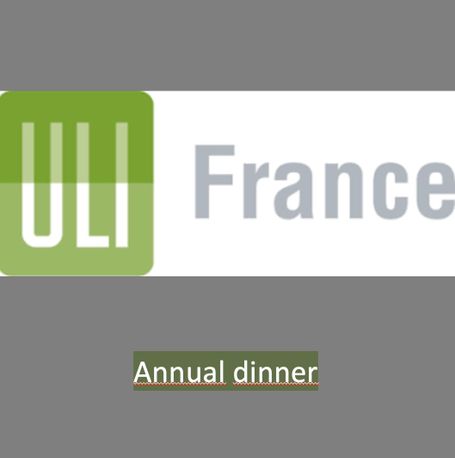 Annual dinner with ULI France